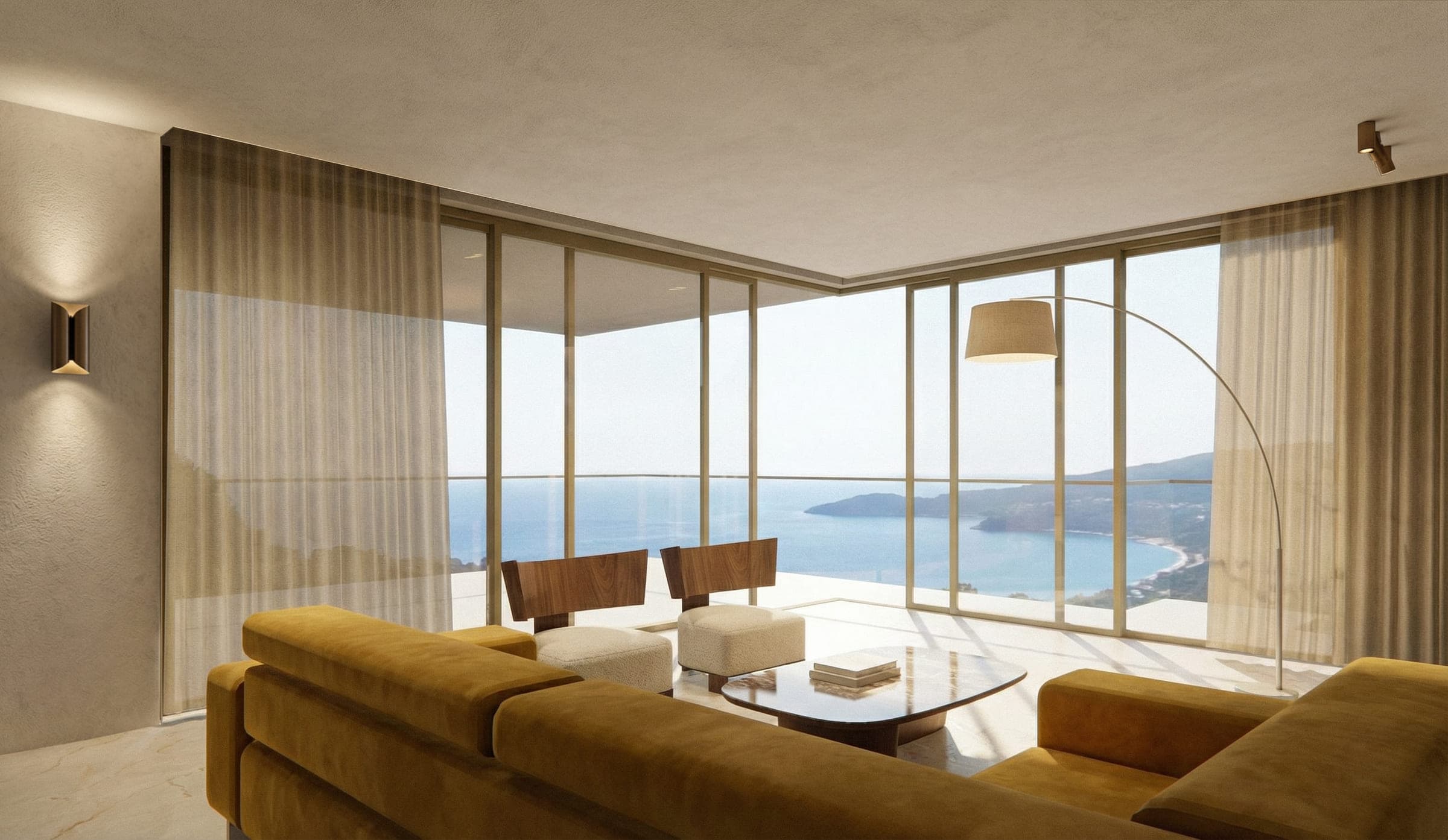 Architectural renderings of the Pissouri House project (4/6)